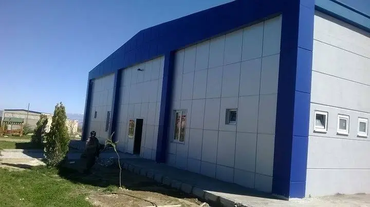 Tamamlanan alüminyum cephe projesi